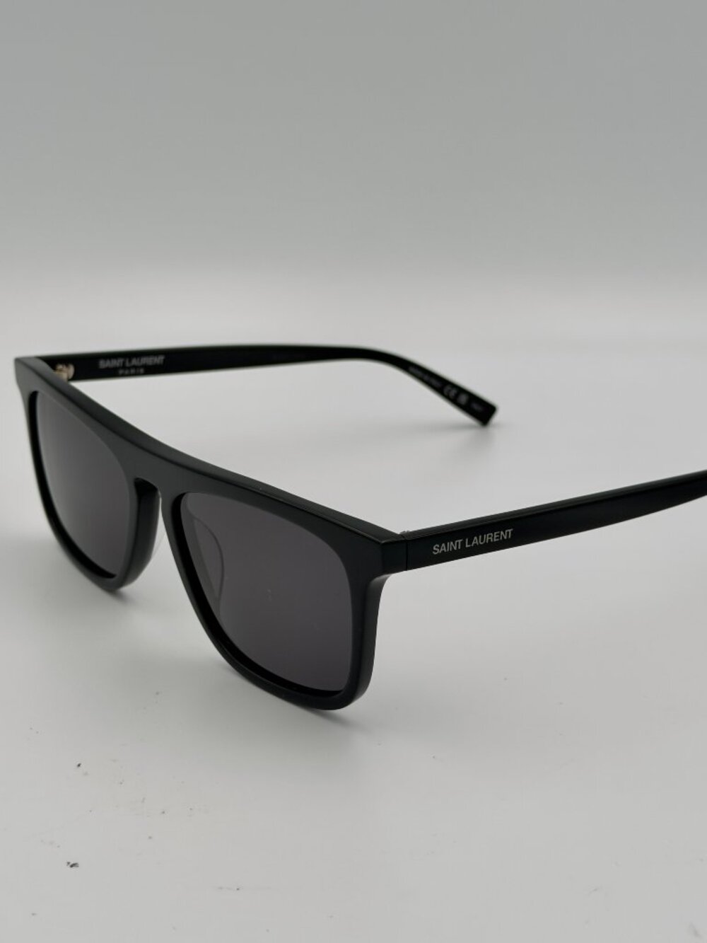 Saint Laurent Men’s Black Sunglasses - Classic Matte Frame